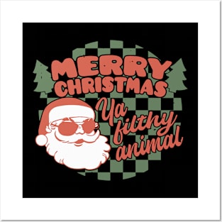 Merry Christmas Ya Filthy Animal Posters and Art